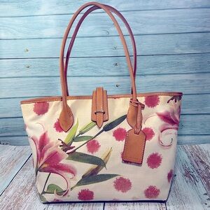 Floral Canvas Tote Bag